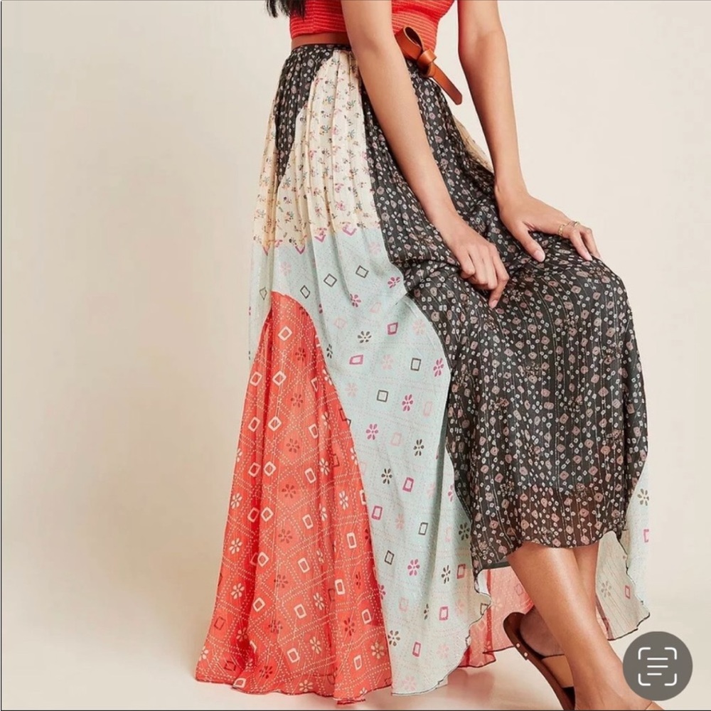NWT Anthropologie Verb Pallavi Singhee Maxi Skirt - sz 10